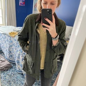 BARBOUR WAXED JACKET SIZE 4